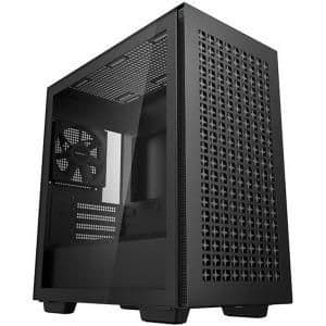 Deepcool CH370 Micro ATX Mid Tower Black with Tempered Glass Side Panel and USB 3.2 Gen 1 Type-A main image