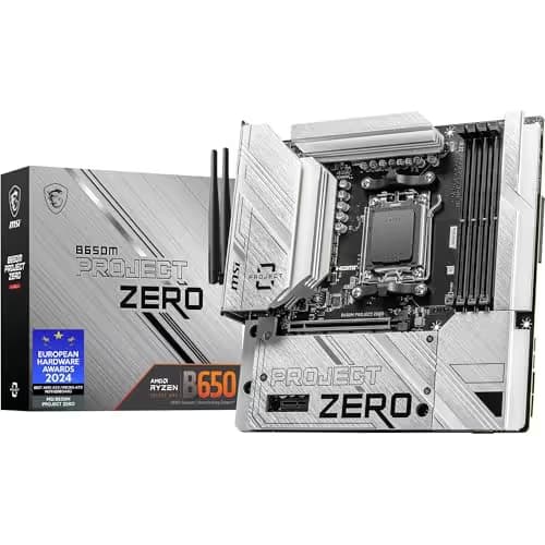 MSI B650M PROJECT ZERO AM5 DDR5 Micro-ATX image