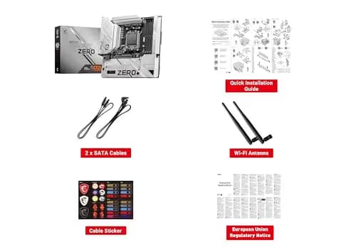 MSI B650M PROJECT ZERO AM5 DDR5 Micro-ATX image