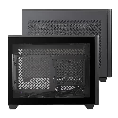 Cooler Master NR200P V2 Mini-ITX PC Case Ready, Top-Mount 280mm AIO, 357mm Vertical GPU Mount,Tempered Glass image
