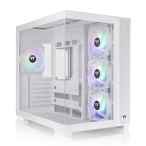Thermaltake View 380 ARGB ATX Mid Tower White with Tempered Glass Side Panel main image