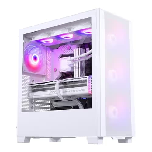 Phanteks XT PRO ULTRA ATX Mid Tower White Tempered Glass Side Panel image