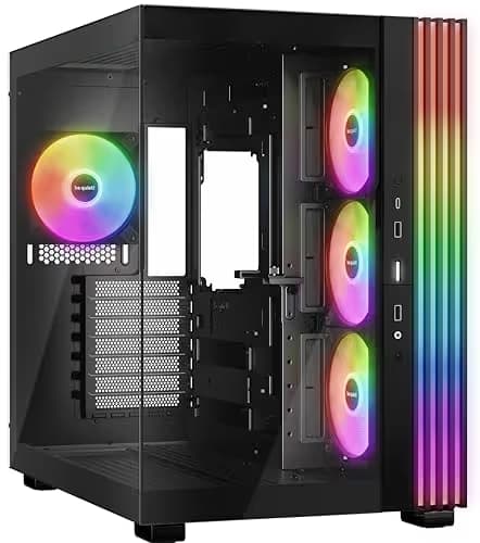 be quiet! Light Base 600 LX ATX Mid Tower Black Tempered Glass Side Panel main image
