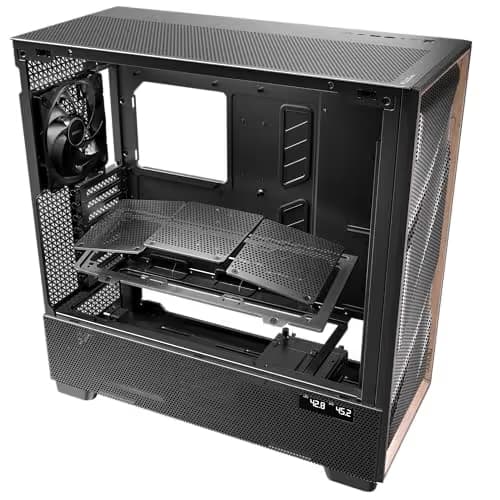 Antec FLUX PRO ATX Full Tower Black / Brown Tempered Glass image