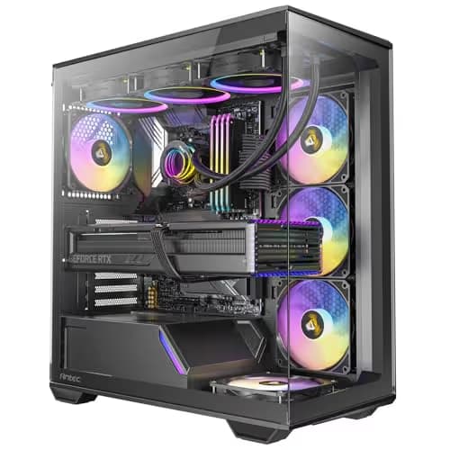Antec C3 ARGB ATX Mid Tower Black with Tempered Glass Side Panel image