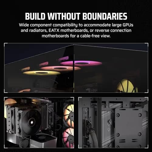 Corsair 3500X ATX Mid Tower Black with Tempered Glass Side Panel image
