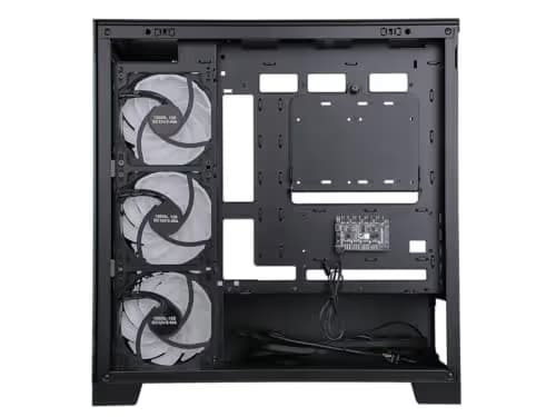 SAMA AR01-RGB Micro ATX Mini Tower Black with Tempered Glass Side Panel and USB 3.2 Gen 2 Type-C USB 3.2 Gen 1 Type-A image