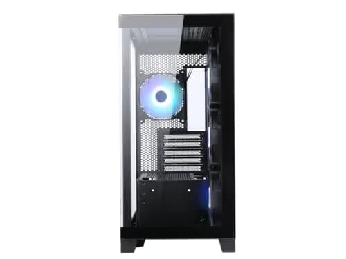 SAMA AR01-RGB Micro ATX Mini Tower Black with Tempered Glass Side Panel and USB 3.2 Gen 2 Type-C USB 3.2 Gen 1 Type-A image