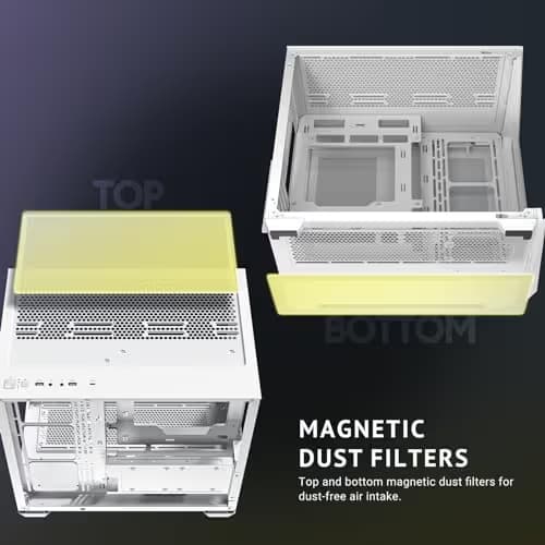 Antec C5 ARGB ATX Mid Tower White Tempered Glass Side Panel image