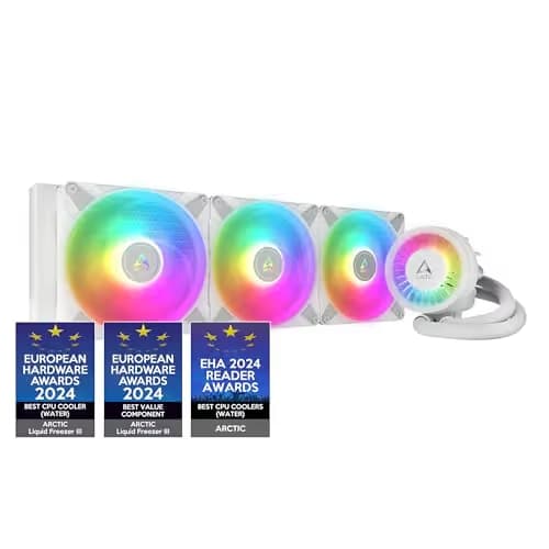 ARCTIC Liquid Freezer III 420 A-RGB 69.9 CFM Water 420mm White image