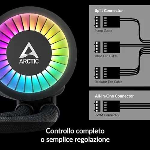 ARCTIC Liquid Freezer III Water 240 A-RGB 48.82 CFM Black image
