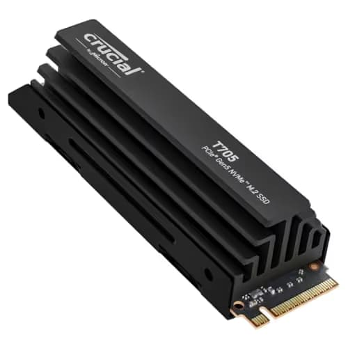 Crucial T705 W/Heatsink 4TB SSD M.2-2280 PCIe 5.0 NVMe main image