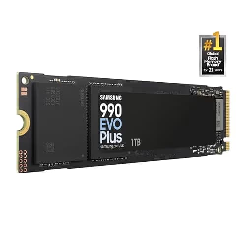 Samsung 990 EVO Plus 1TB M.2-2280 SSD PCIe 5.0 X2 NVMe image