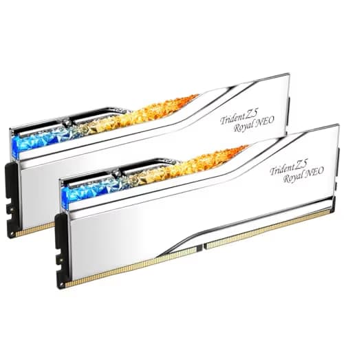 G.Skill Trident Z5 Royal Neo RGB Silver Silver (Mirror Finish)DDR5-6400 CL30 32GB (2x16GB) image