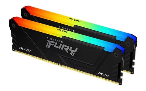Kingston FURY Beast RGB Black DDR4-3600 CL18 32GB (2x16GB) main image