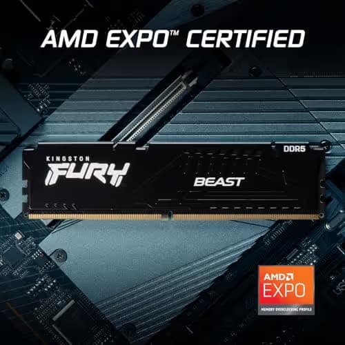 Kingston FURY Beast Black DDR5-6000 CL30 16GB (2x8GB) image