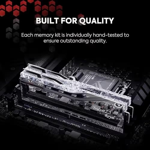 G.Skill Trident Z5 Royal DDR5-6400 CL32 32GB (2x16GB) Silver (Mirror Finish) image