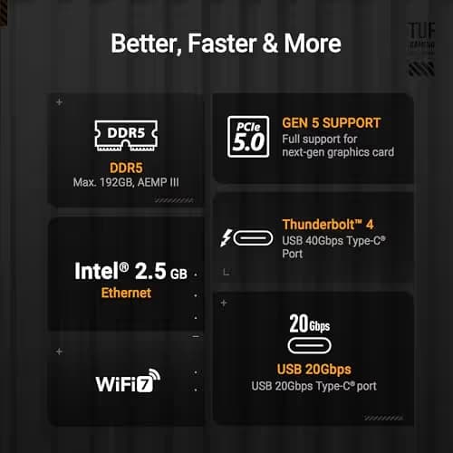 Asus TUF GAMING Z890-PLUS WIFI DDR5 ATX image