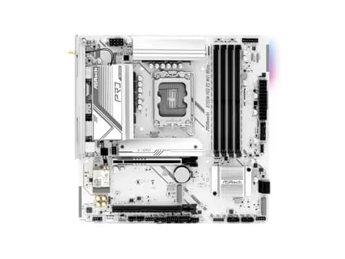 ASRock B760M Pro RS WiFi White DDR5 Micro ATX image