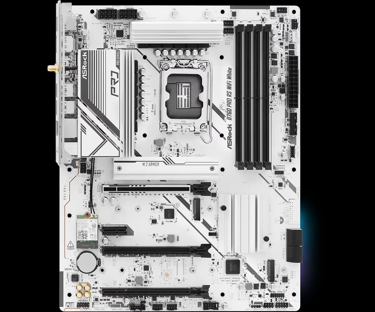 ASRock B760 Pro RS WiFi White LGA1700 DDR5 ATX image
