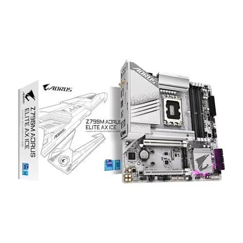 GIGABYTE Z790M AORUS ELITE AX ICE LGA1700 DDR5 MICRO-ATX image