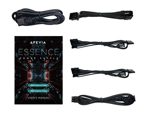 Apevia ATX-ES700-RGB Black ATX 700W Semi-Modular image