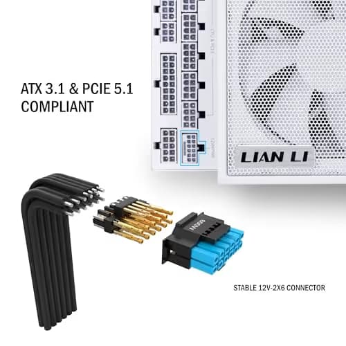 Lian Li EDGE White 1300W Fully Modular 80+ Platinum Certified image