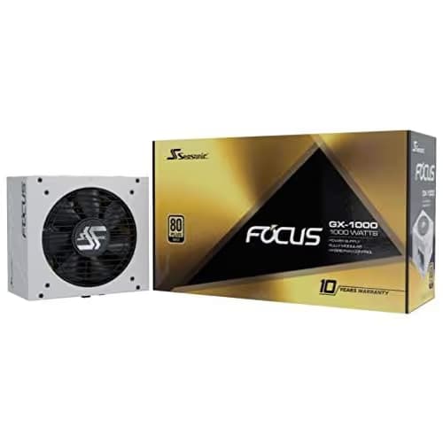 SeaSonic 1000FX White 1000W Fully Modular 80+ Gold Certified ATX image
