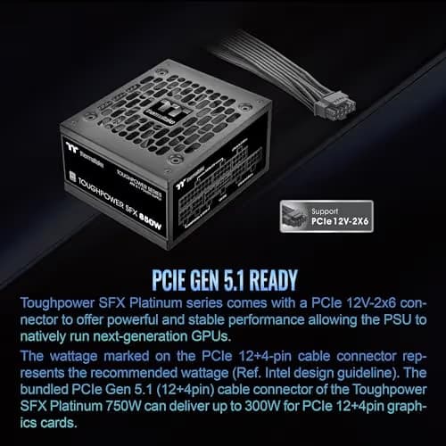 Thermaltake Toughpower SFX 750W Fully Modular 80+ Platinum Certified SFX image