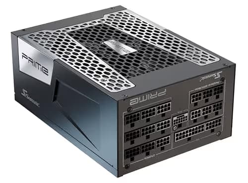SeaSonic PRIME TX-1300 Black / Silver ATX 3.0 1300W Fully Modular 80+ Titanium Certified image