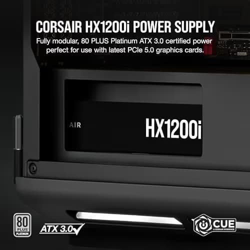 Corsair HX1200i (2024) ATX 1200W Fully Modular 80+ Platinum Certified image