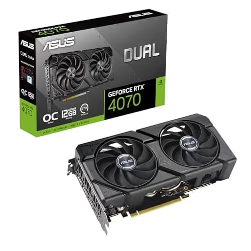 ASUS Dual GeForce RTX 4070 EVO OC Edition 12GB GDDR6X image