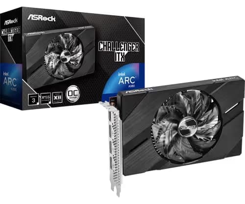 ASRock Intel Arc A380 Challenger ITX 6GB GDDR6 OC main image