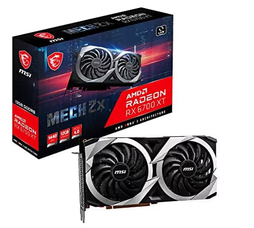 MSI Radeon RX 6700 XT MECH 2X 12G GDDR6 image