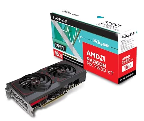 Sapphire PULSE AMD Radeon RX 7600 XT 16GB GDDR6 main image