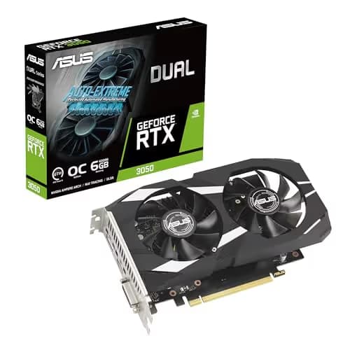 ASUS Dual GeForce RTX 3050 OC Edition 6GB GDDR6 image
