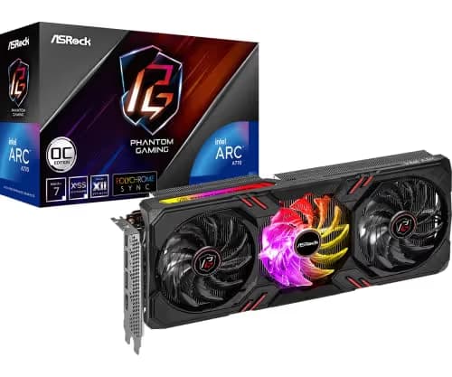 ASRock Intel Arc A770 Phantom Gaming 16GB OC GDDR6 image