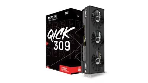 XFX Radeon RX 7600 XT Speedster QICK 309 16GB GDDR6 Black main image