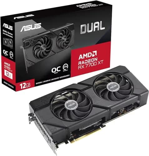 ASUS Dual Radeon RX 7700 XT OC Edition 12GB GDDR6 image