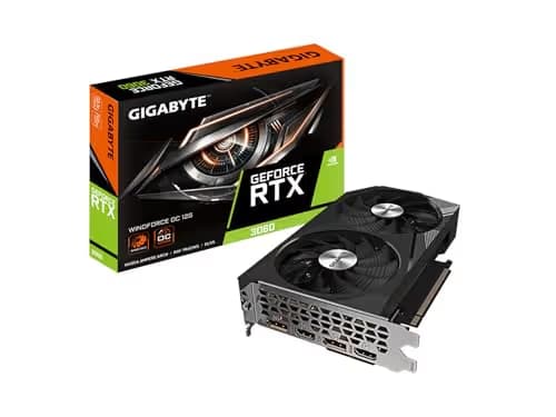 Gigabyte WINDFORCE OC Rev 2.0 GeForce RTX 3060 12GB GDDR6 image