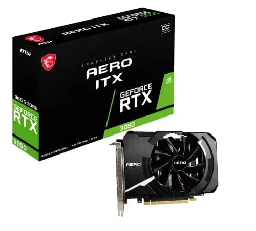 MSI GeForce RTX 3050 AERO ITX 8GB OC main image
