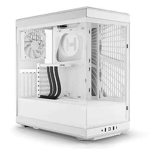 HYTE Y40 ATX Mid Tower White Tempered Glass Side Panel image