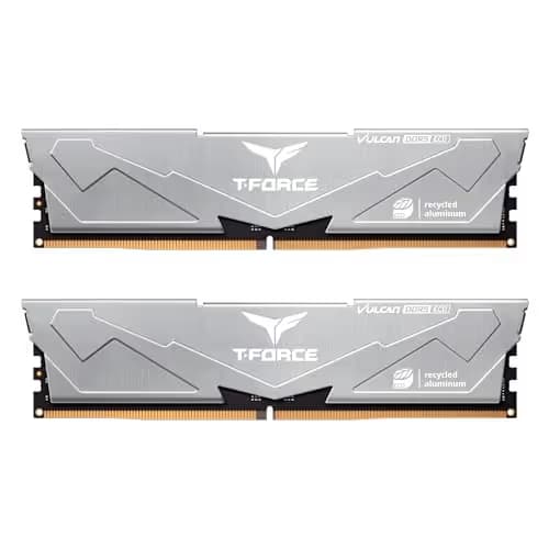 TEAMGROUP T-Force Vulcan Eco Silver DDR5-6000 CL30 32GB (2x16GB) image