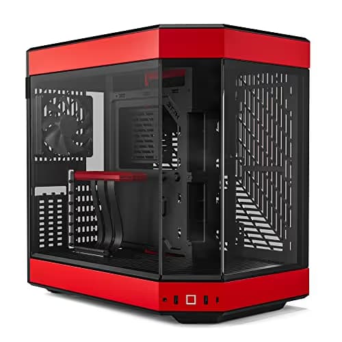 HYTE Y60 ATX Mid Tower Black Cherry with Panoramic Tempered Glass Side Panel, Modern Aesthetic Case main image