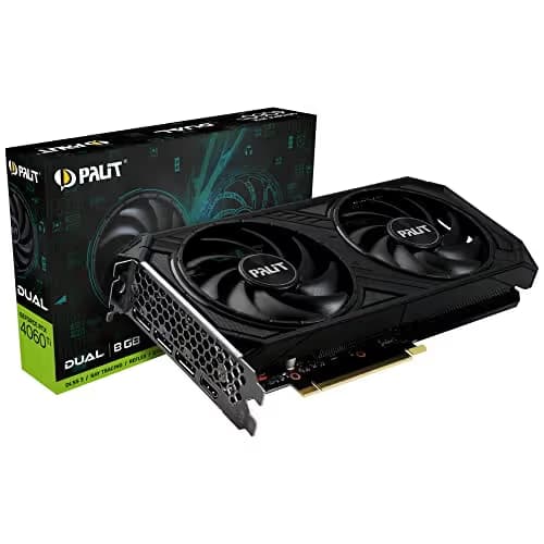 Palit Dual GeForce RTX 4060 Ti 8GB GDDR6 Black main image