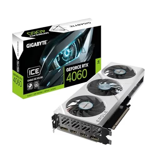 Gigabyte EAGLE OC ICE GeForce RTX 4060 8GB GDDR6 White image