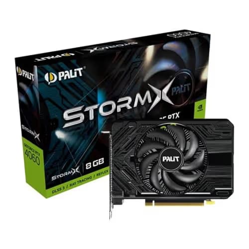 Palit GeForce RTX 4060 StormX PCIe x8 8GB GDDR6 Black image