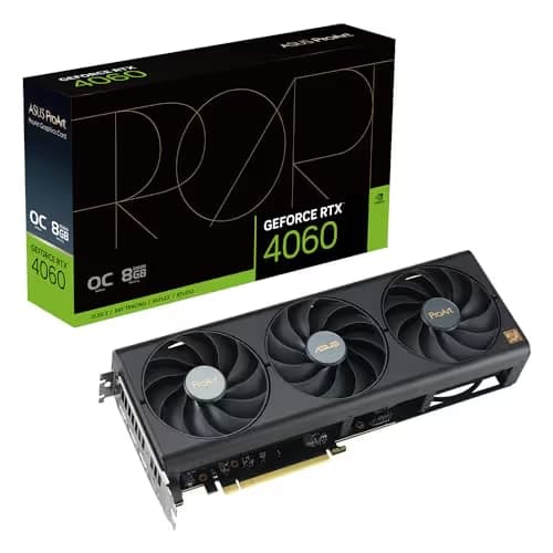 Asus GeForce RTX 4060 ProArt OC 8GB GDDR6 Black / Gold main image