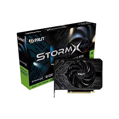 Palit StormX OC GeForce RTX 4060 Ti 8GB GDDR6 Black image