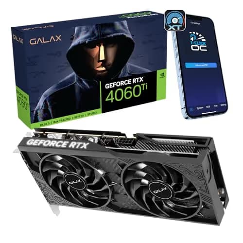 GALAX EX GeForce RTX 4060 Ti 8GB GDDR6 Black main image